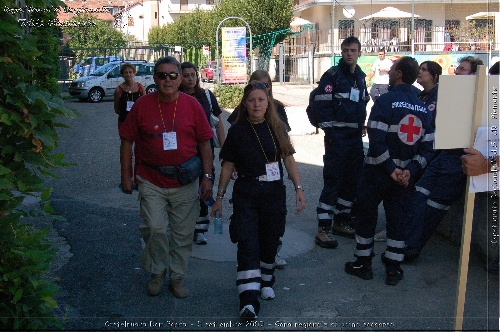 Castelnuovo Don Bosco - 5 settembre 2009 - Gara regionale di primo soccorso -  Croce Rossa Italiana - Ispettorato Regionale Volontari del Soccorso Piemonte