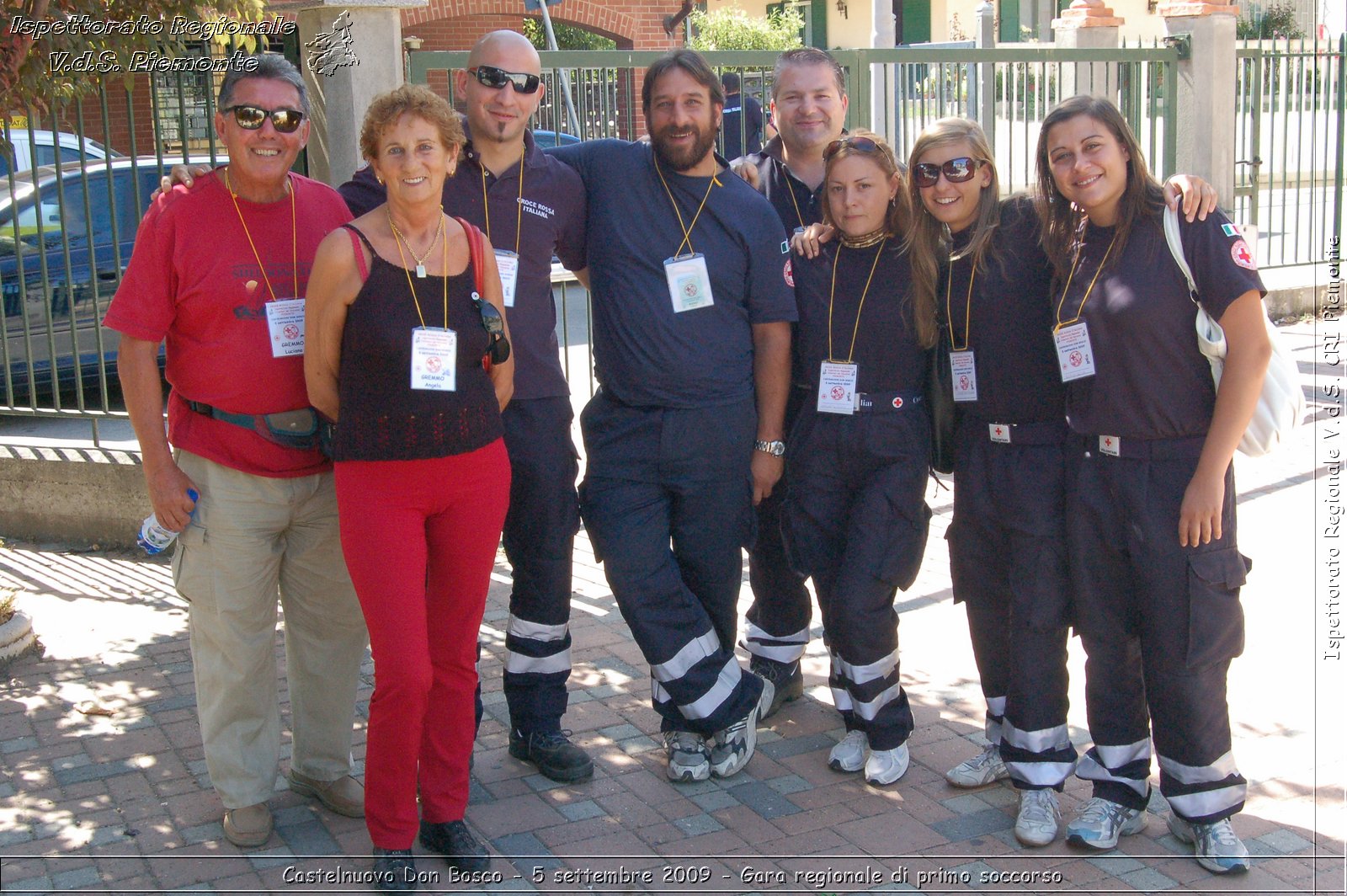 Castelnuovo Don Bosco - 5 settembre 2009 - Gara regionale di primo soccorso -  Croce Rossa Italiana - Ispettorato Regionale Volontari del Soccorso Piemonte