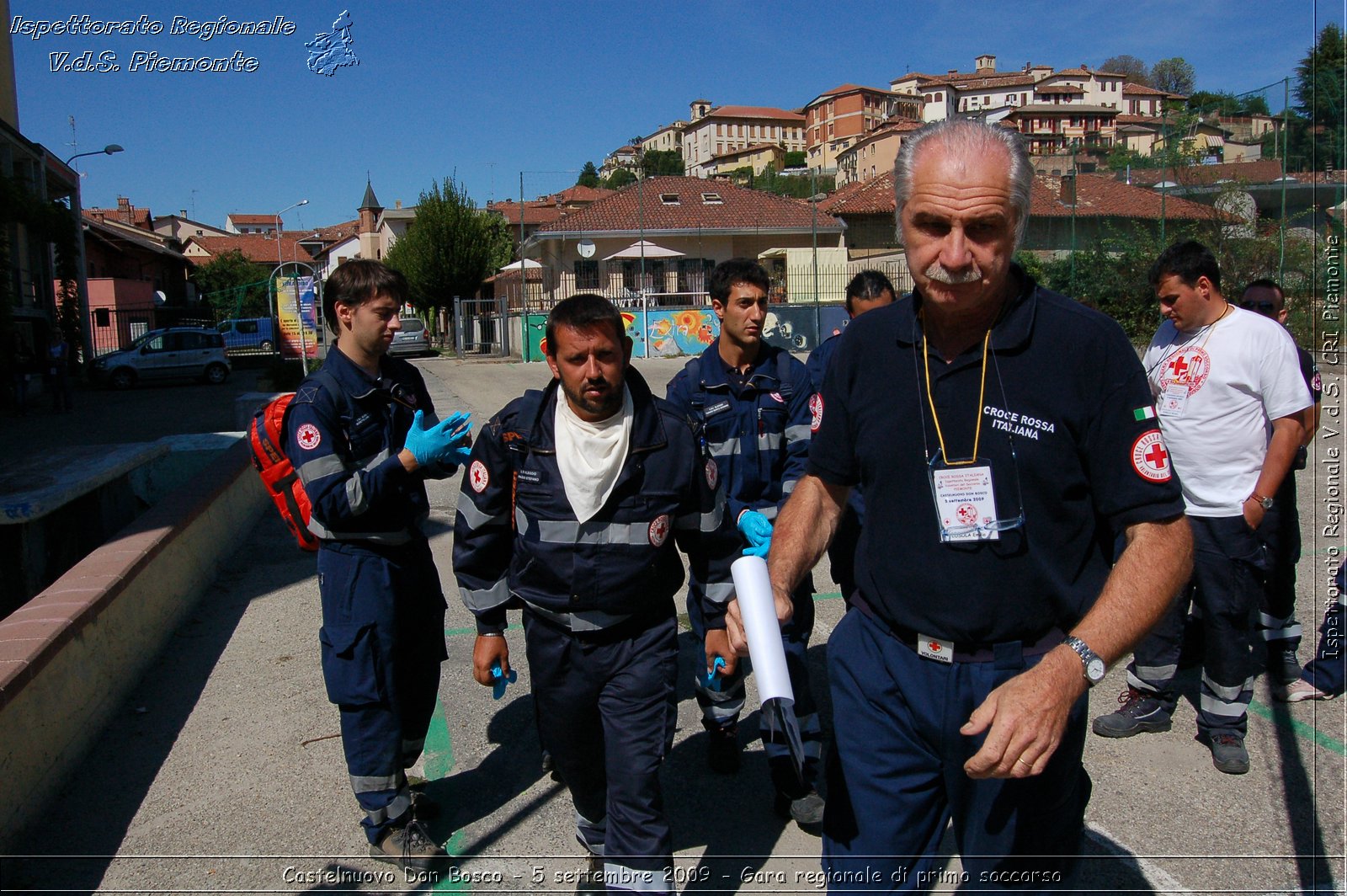 Castelnuovo Don Bosco - 5 settembre 2009 - Gara regionale di primo soccorso -  Croce Rossa Italiana - Ispettorato Regionale Volontari del Soccorso Piemonte