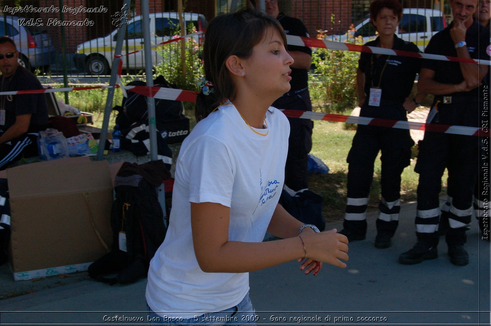 Castelnuovo Don Bosco - 5 settembre 2009 - Gara regionale di primo soccorso -  Croce Rossa Italiana - Ispettorato Regionale Volontari del Soccorso Piemonte