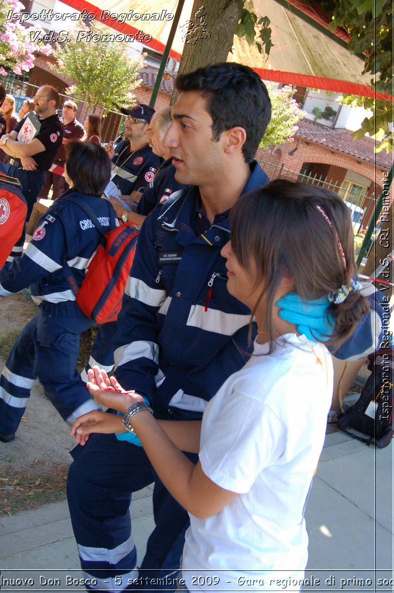 Castelnuovo Don Bosco - 5 settembre 2009 - Gara regionale di primo soccorso -  Croce Rossa Italiana - Ispettorato Regionale Volontari del Soccorso Piemonte