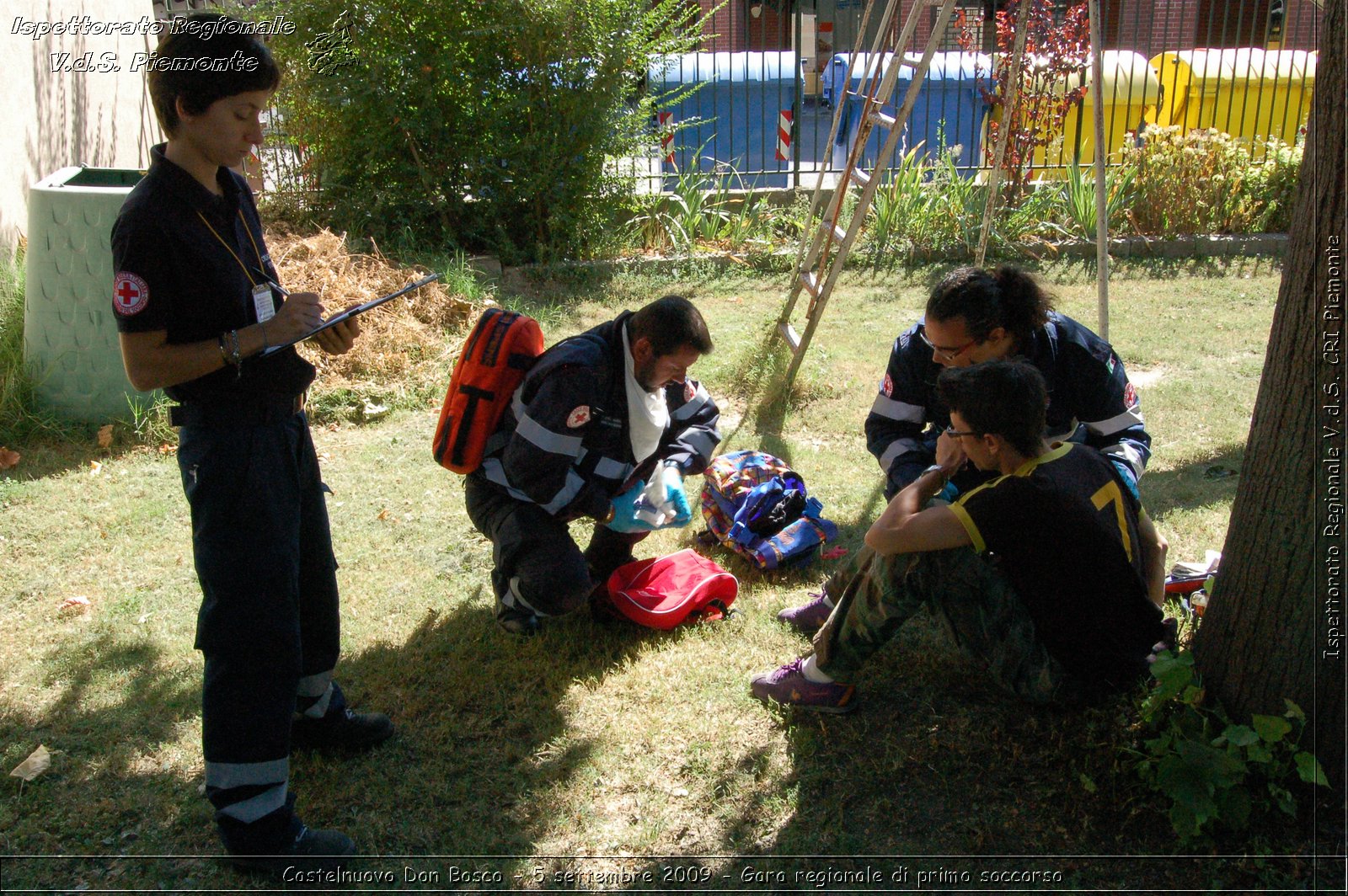 Castelnuovo Don Bosco - 5 settembre 2009 - Gara regionale di primo soccorso -  Croce Rossa Italiana - Ispettorato Regionale Volontari del Soccorso Piemonte