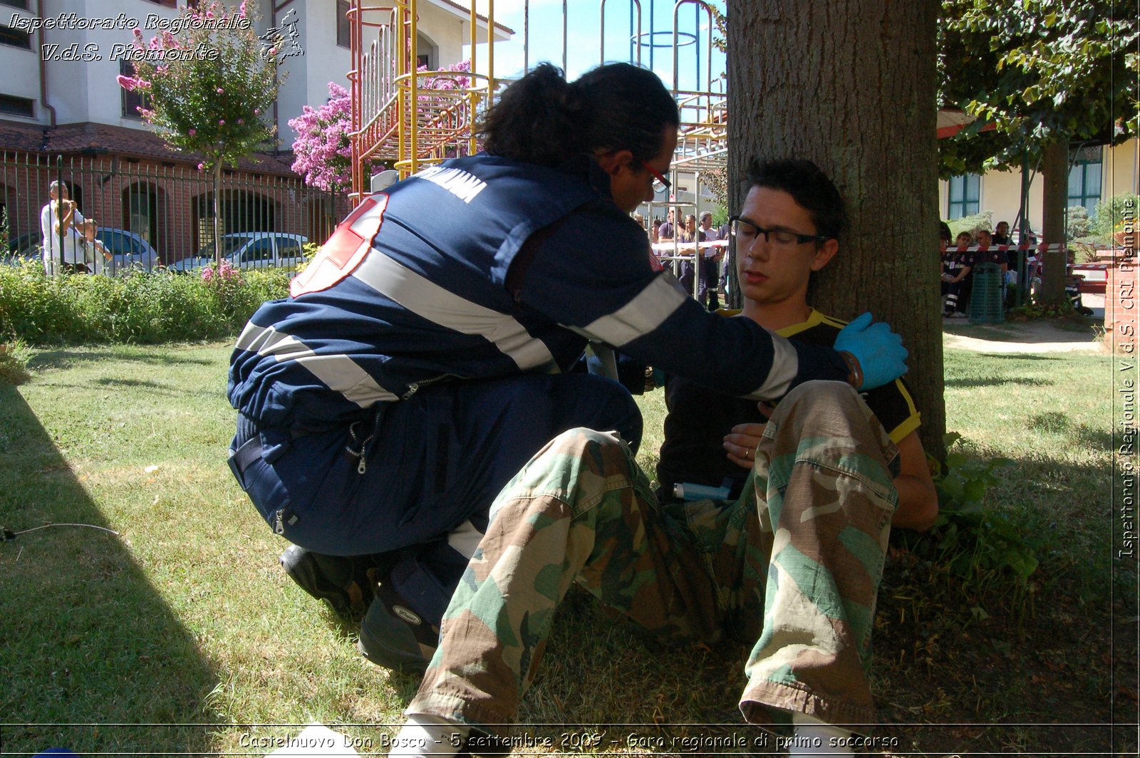 Castelnuovo Don Bosco - 5 settembre 2009 - Gara regionale di primo soccorso -  Croce Rossa Italiana - Ispettorato Regionale Volontari del Soccorso Piemonte