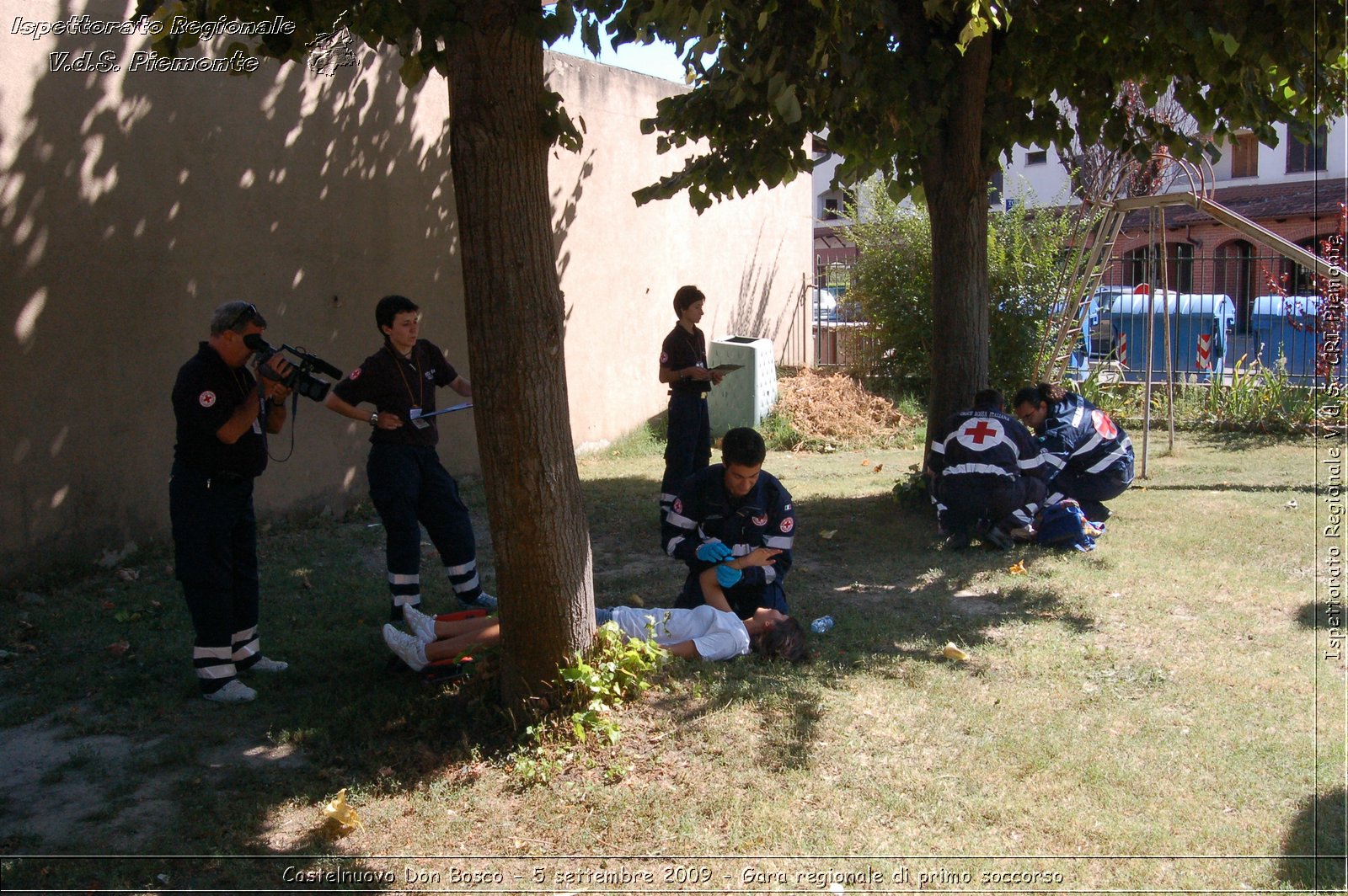 Castelnuovo Don Bosco - 5 settembre 2009 - Gara regionale di primo soccorso -  Croce Rossa Italiana - Ispettorato Regionale Volontari del Soccorso Piemonte