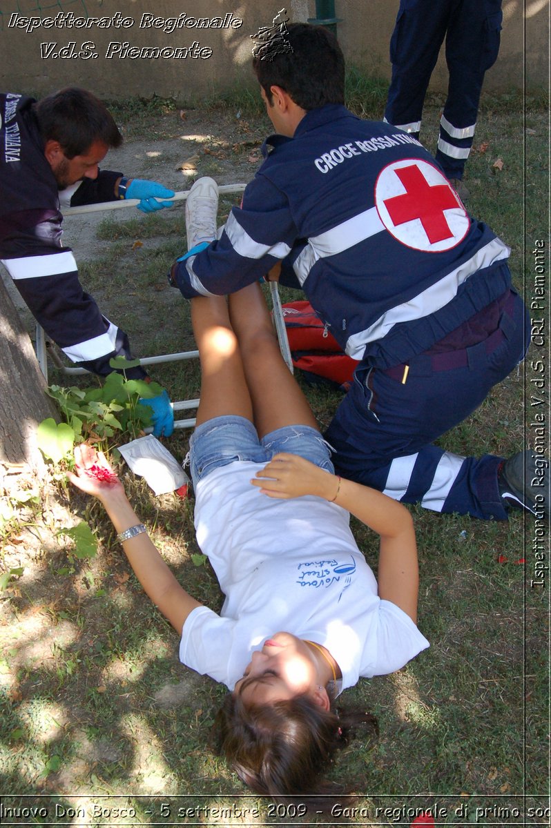 Castelnuovo Don Bosco - 5 settembre 2009 - Gara regionale di primo soccorso -  Croce Rossa Italiana - Ispettorato Regionale Volontari del Soccorso Piemonte