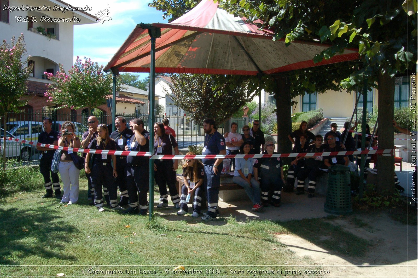 Castelnuovo Don Bosco - 5 settembre 2009 - Gara regionale di primo soccorso -  Croce Rossa Italiana - Ispettorato Regionale Volontari del Soccorso Piemonte