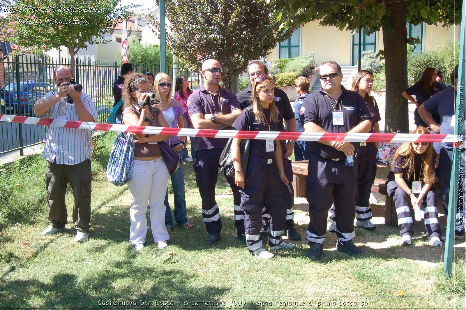 Castelnuovo Don Bosco - 5 settembre 2009 - Gara regionale di primo soccorso -  Croce Rossa Italiana - Ispettorato Regionale Volontari del Soccorso Piemonte