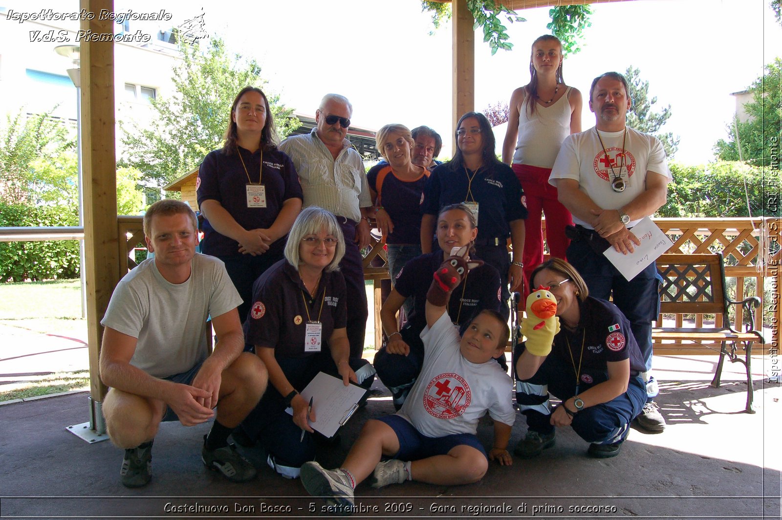 Castelnuovo Don Bosco - 5 settembre 2009 - Gara regionale di primo soccorso -  Croce Rossa Italiana - Ispettorato Regionale Volontari del Soccorso Piemonte