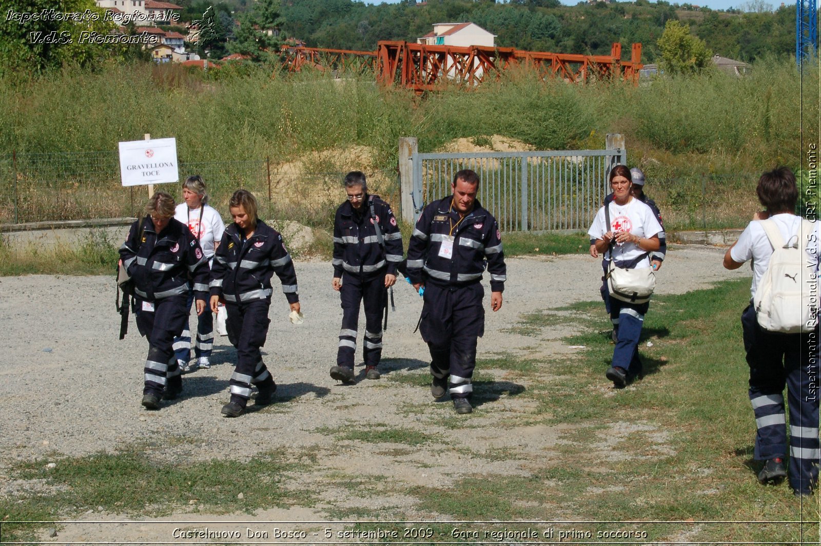 Castelnuovo Don Bosco - 5 settembre 2009 - Gara regionale di primo soccorso -  Croce Rossa Italiana - Ispettorato Regionale Volontari del Soccorso Piemonte