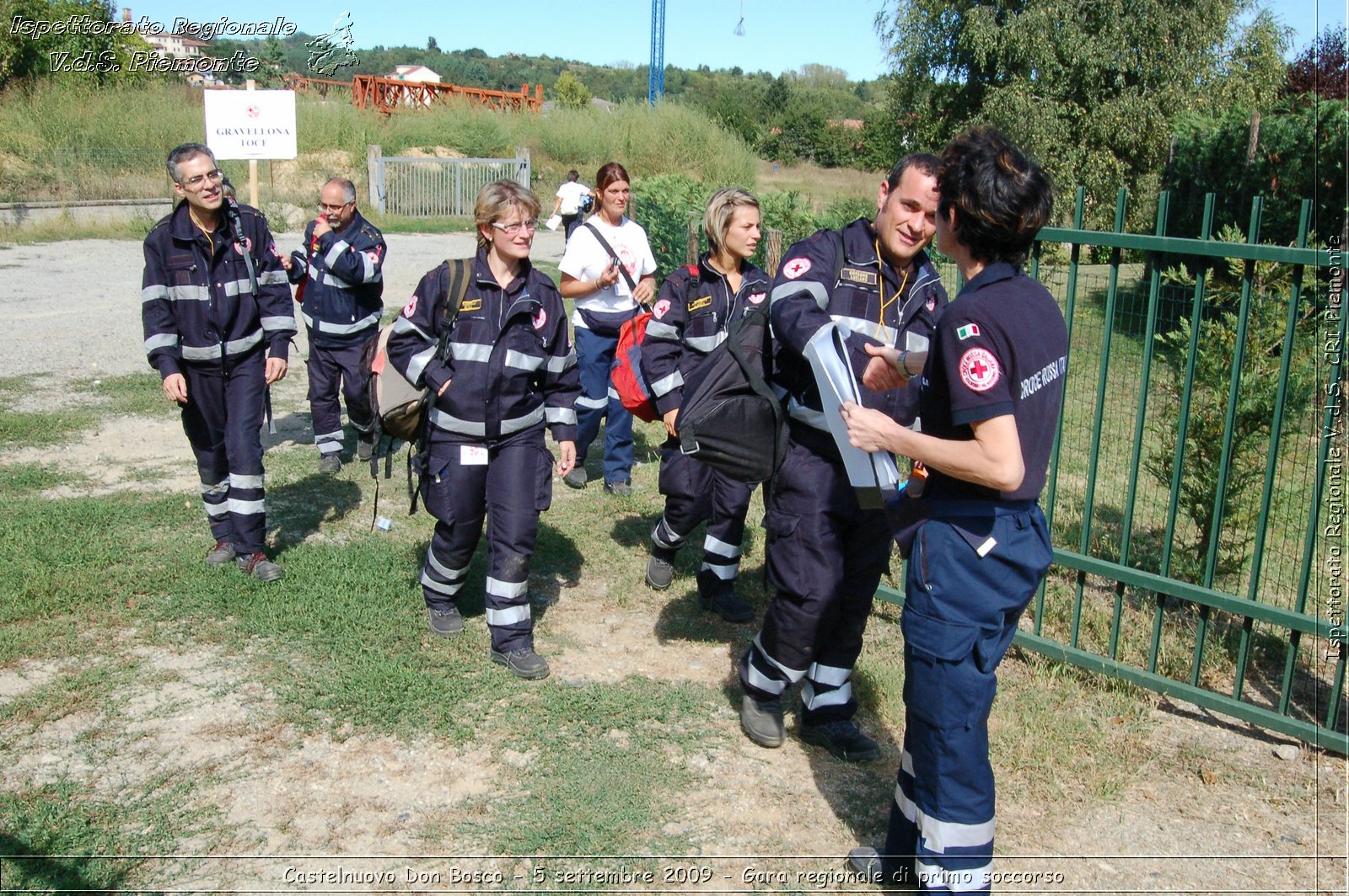 Castelnuovo Don Bosco - 5 settembre 2009 - Gara regionale di primo soccorso -  Croce Rossa Italiana - Ispettorato Regionale Volontari del Soccorso Piemonte