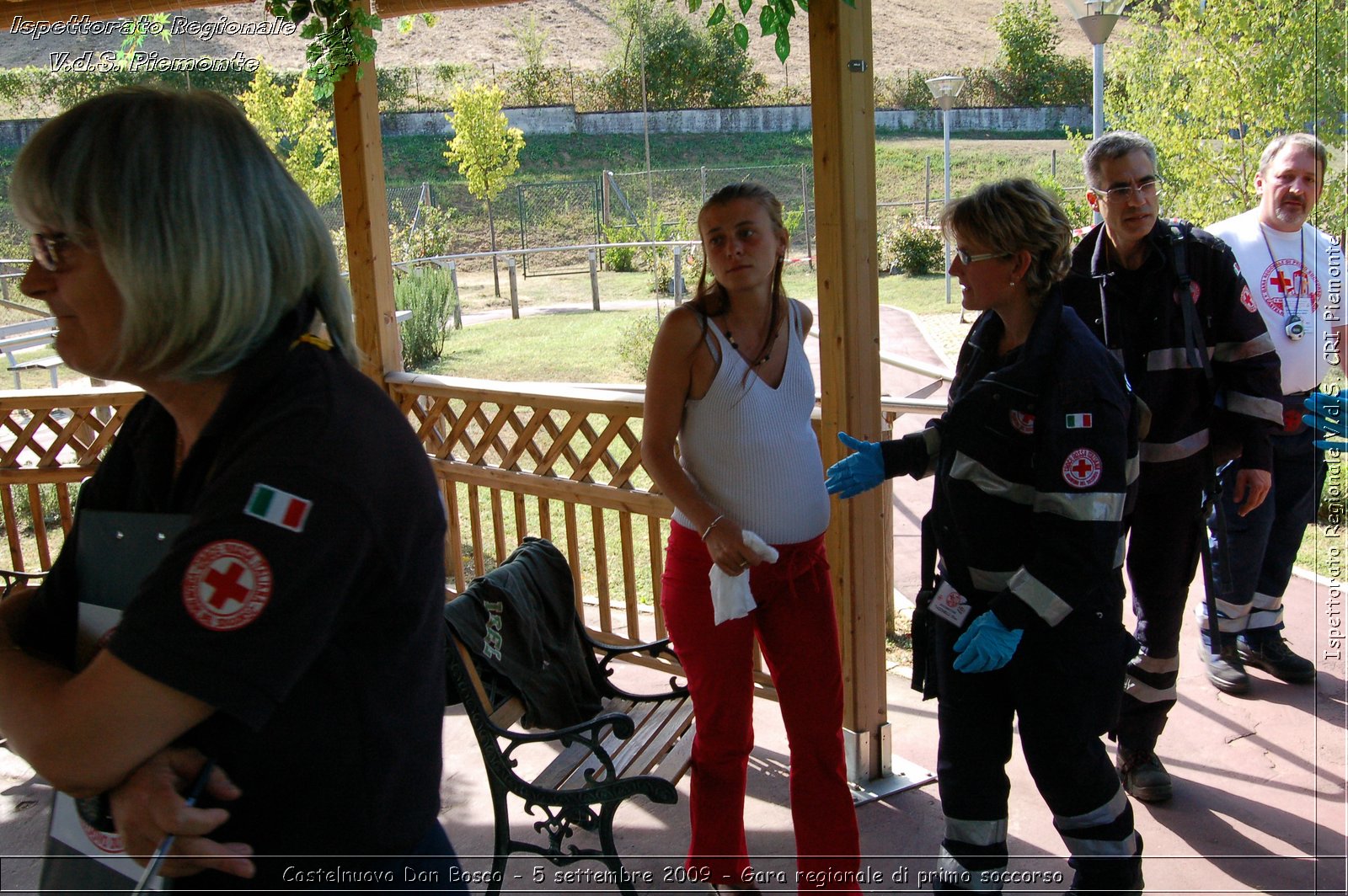 Castelnuovo Don Bosco - 5 settembre 2009 - Gara regionale di primo soccorso -  Croce Rossa Italiana - Ispettorato Regionale Volontari del Soccorso Piemonte