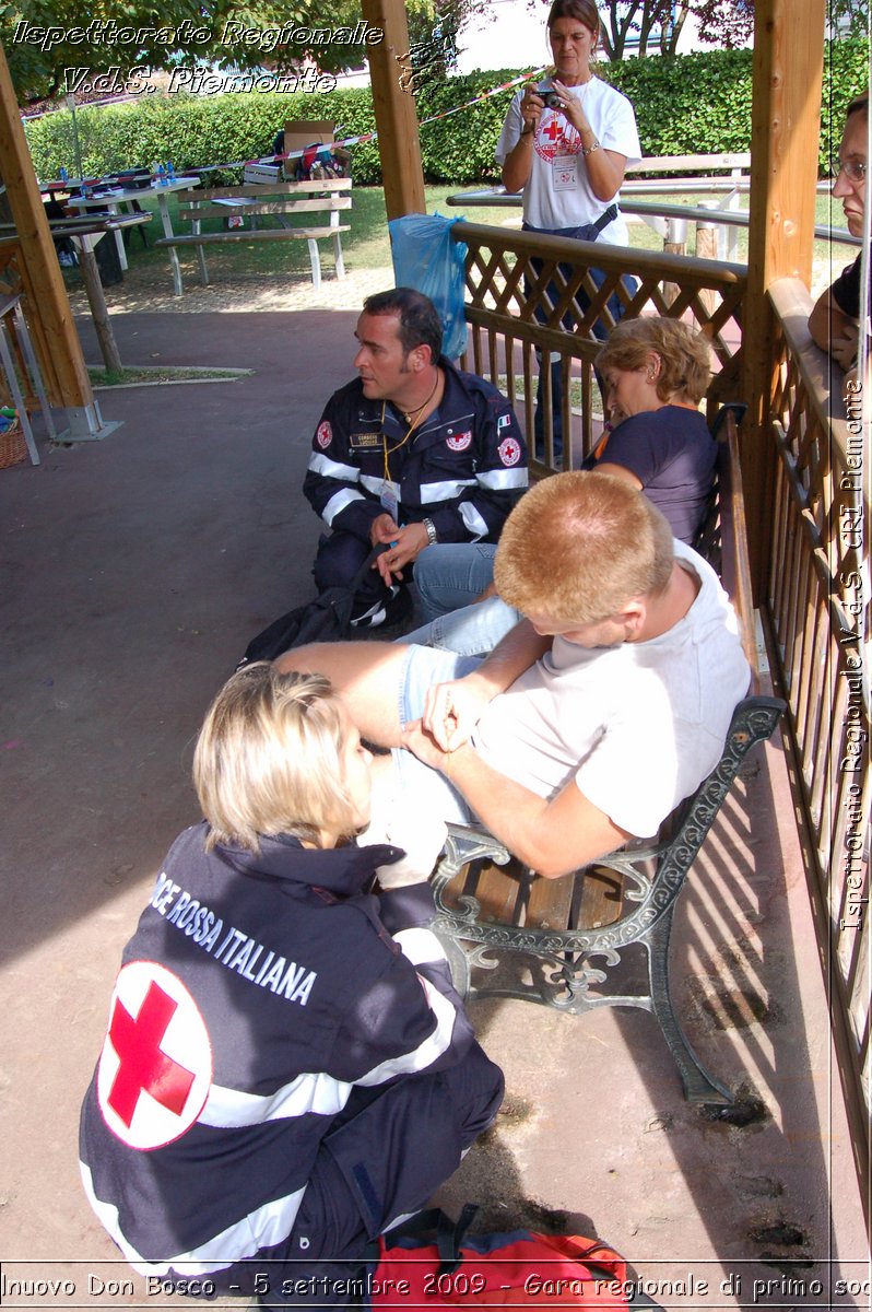 Castelnuovo Don Bosco - 5 settembre 2009 - Gara regionale di primo soccorso -  Croce Rossa Italiana - Ispettorato Regionale Volontari del Soccorso Piemonte