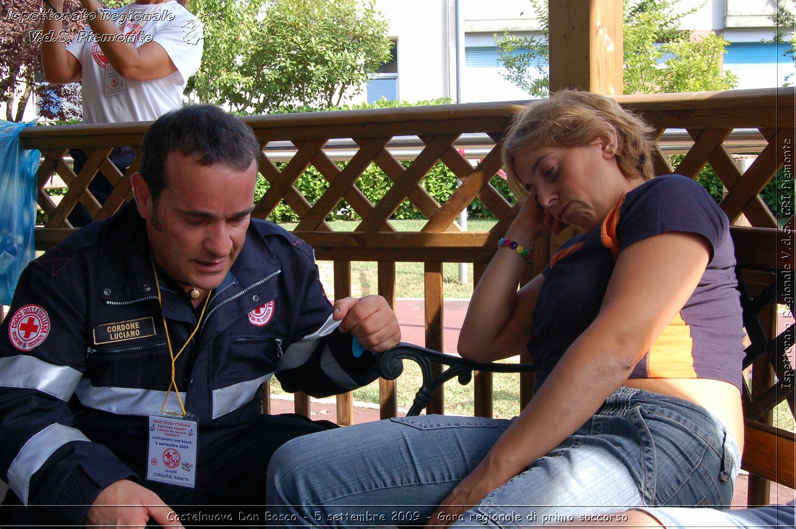 Castelnuovo Don Bosco - 5 settembre 2009 - Gara regionale di primo soccorso -  Croce Rossa Italiana - Ispettorato Regionale Volontari del Soccorso Piemonte