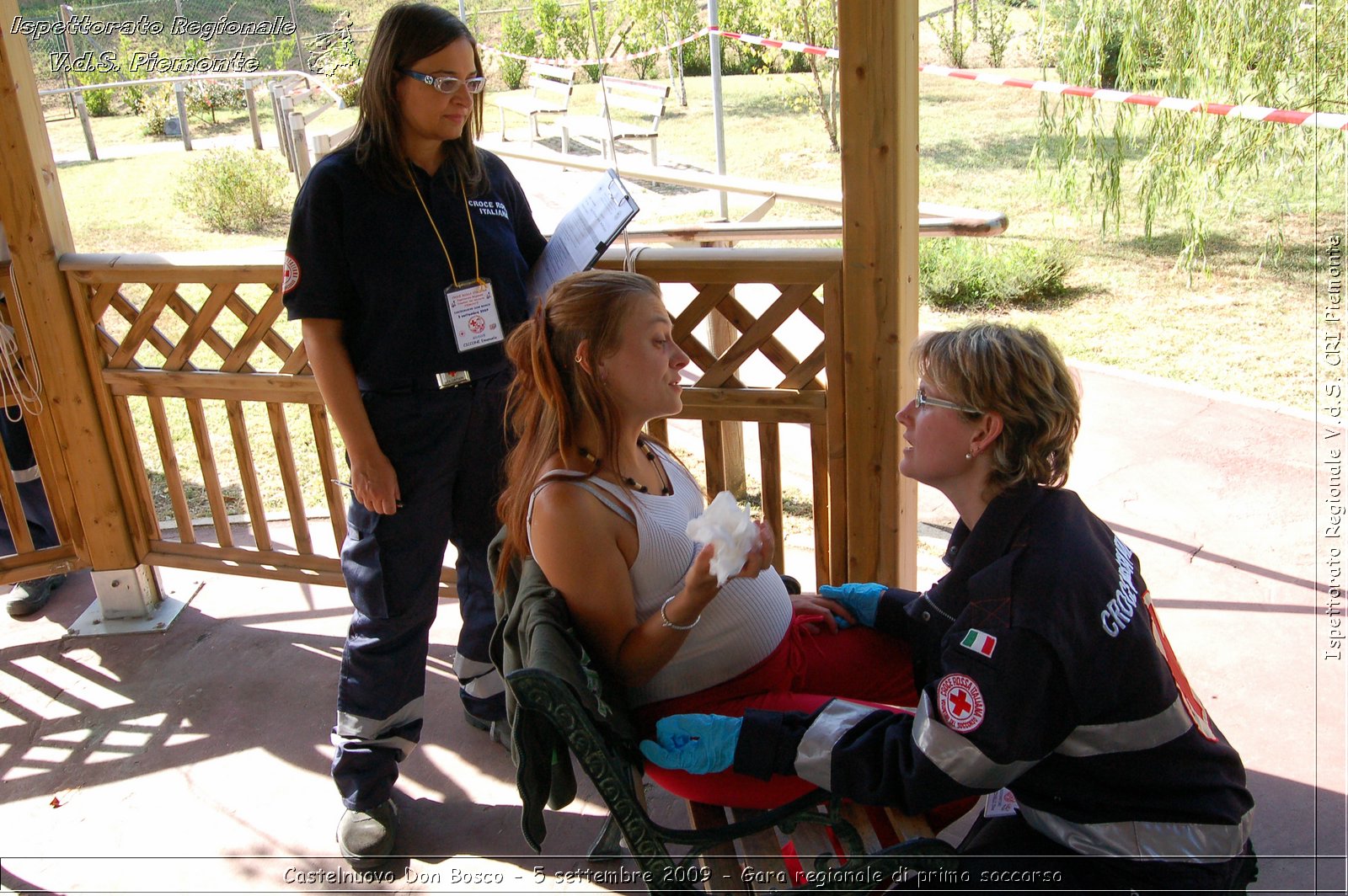 Castelnuovo Don Bosco - 5 settembre 2009 - Gara regionale di primo soccorso -  Croce Rossa Italiana - Ispettorato Regionale Volontari del Soccorso Piemonte