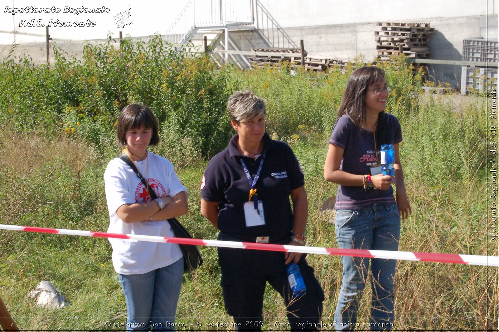 Castelnuovo Don Bosco - 5 settembre 2009 - Gara regionale di primo soccorso -  Croce Rossa Italiana - Ispettorato Regionale Volontari del Soccorso Piemonte