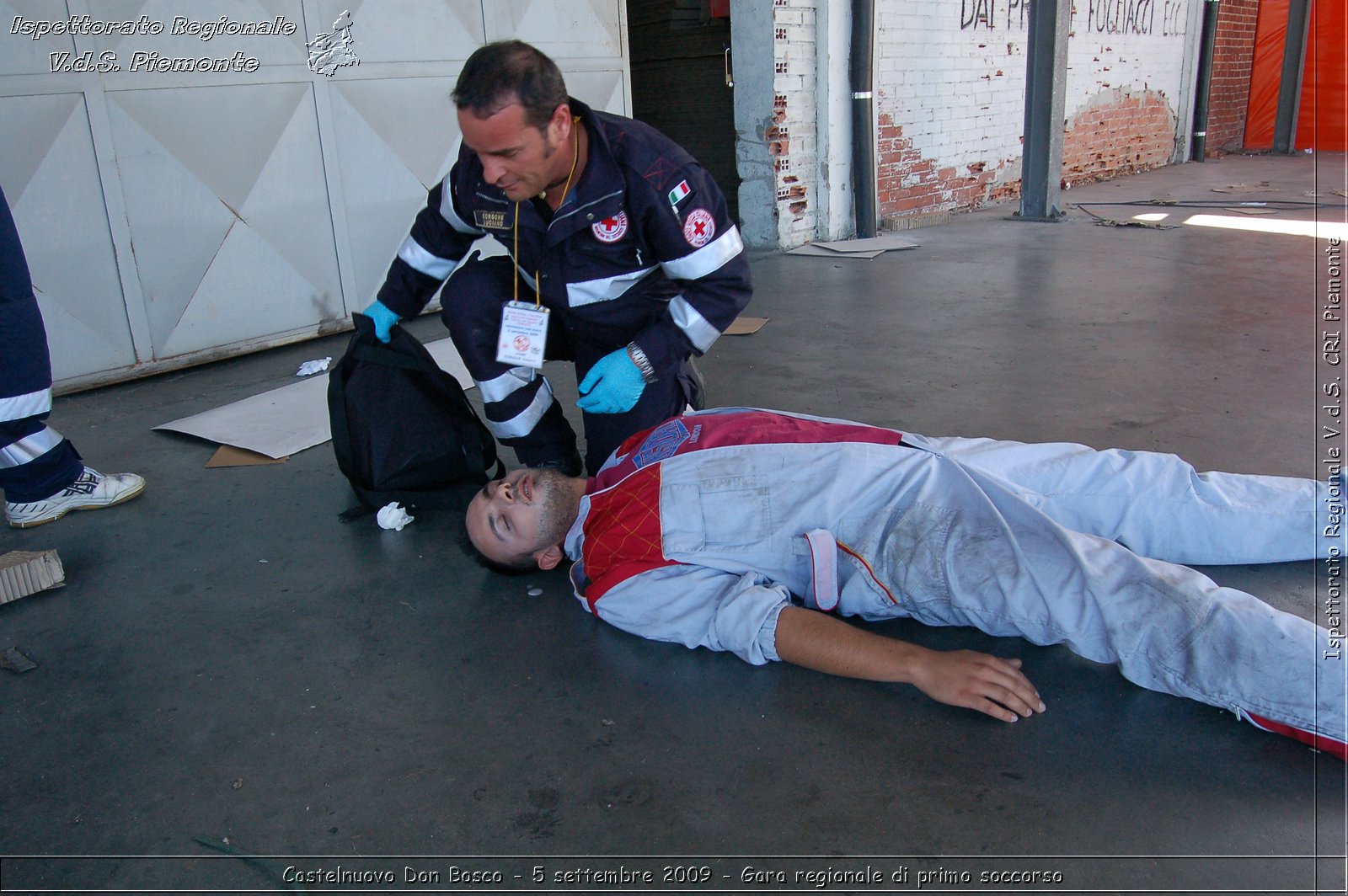 Castelnuovo Don Bosco - 5 settembre 2009 - Gara regionale di primo soccorso -  Croce Rossa Italiana - Ispettorato Regionale Volontari del Soccorso Piemonte