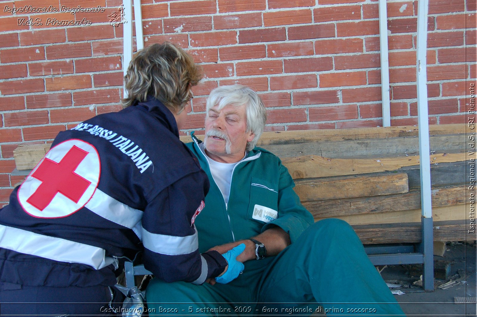 Castelnuovo Don Bosco - 5 settembre 2009 - Gara regionale di primo soccorso -  Croce Rossa Italiana - Ispettorato Regionale Volontari del Soccorso Piemonte