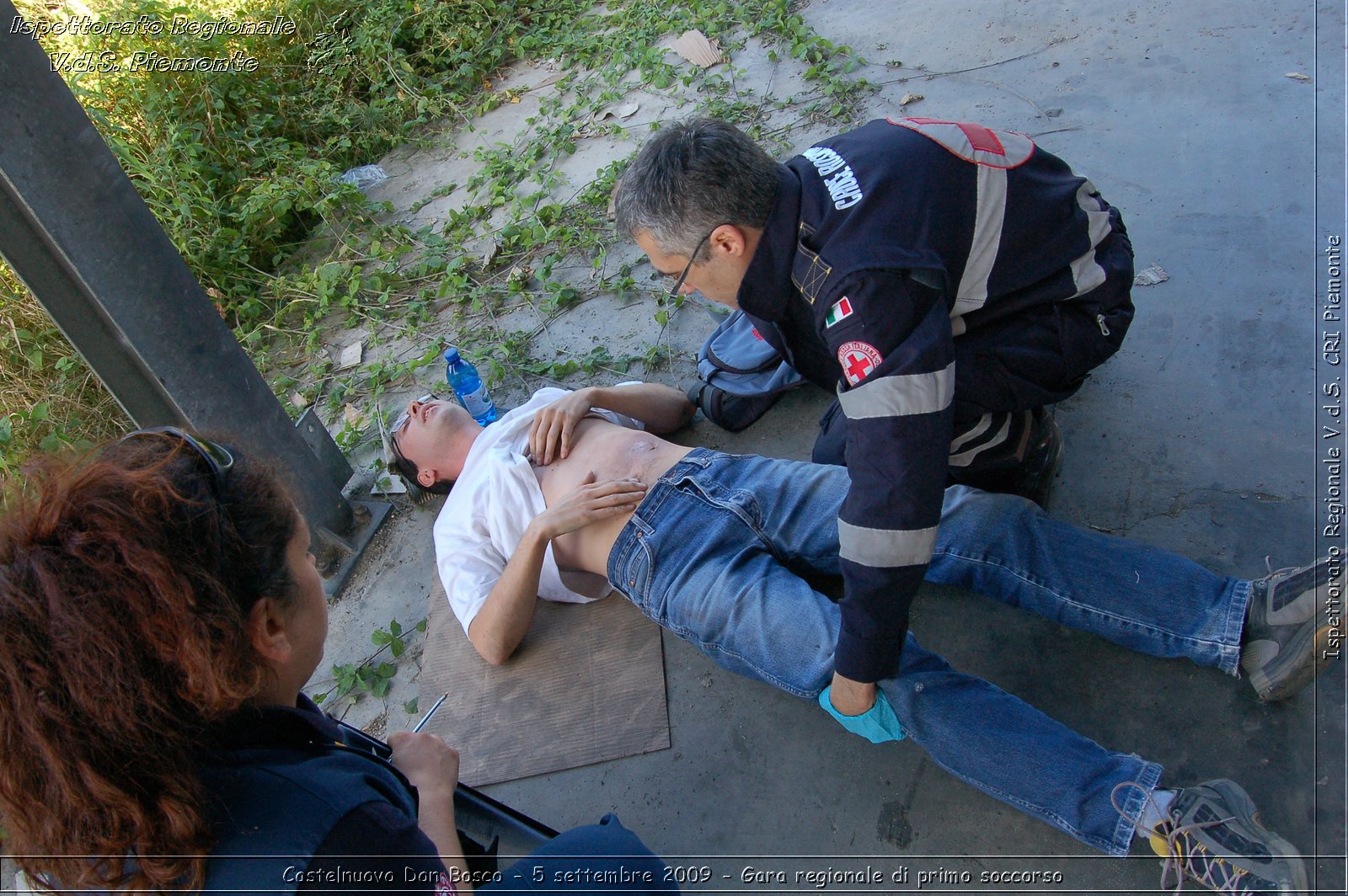 Castelnuovo Don Bosco - 5 settembre 2009 - Gara regionale di primo soccorso -  Croce Rossa Italiana - Ispettorato Regionale Volontari del Soccorso Piemonte