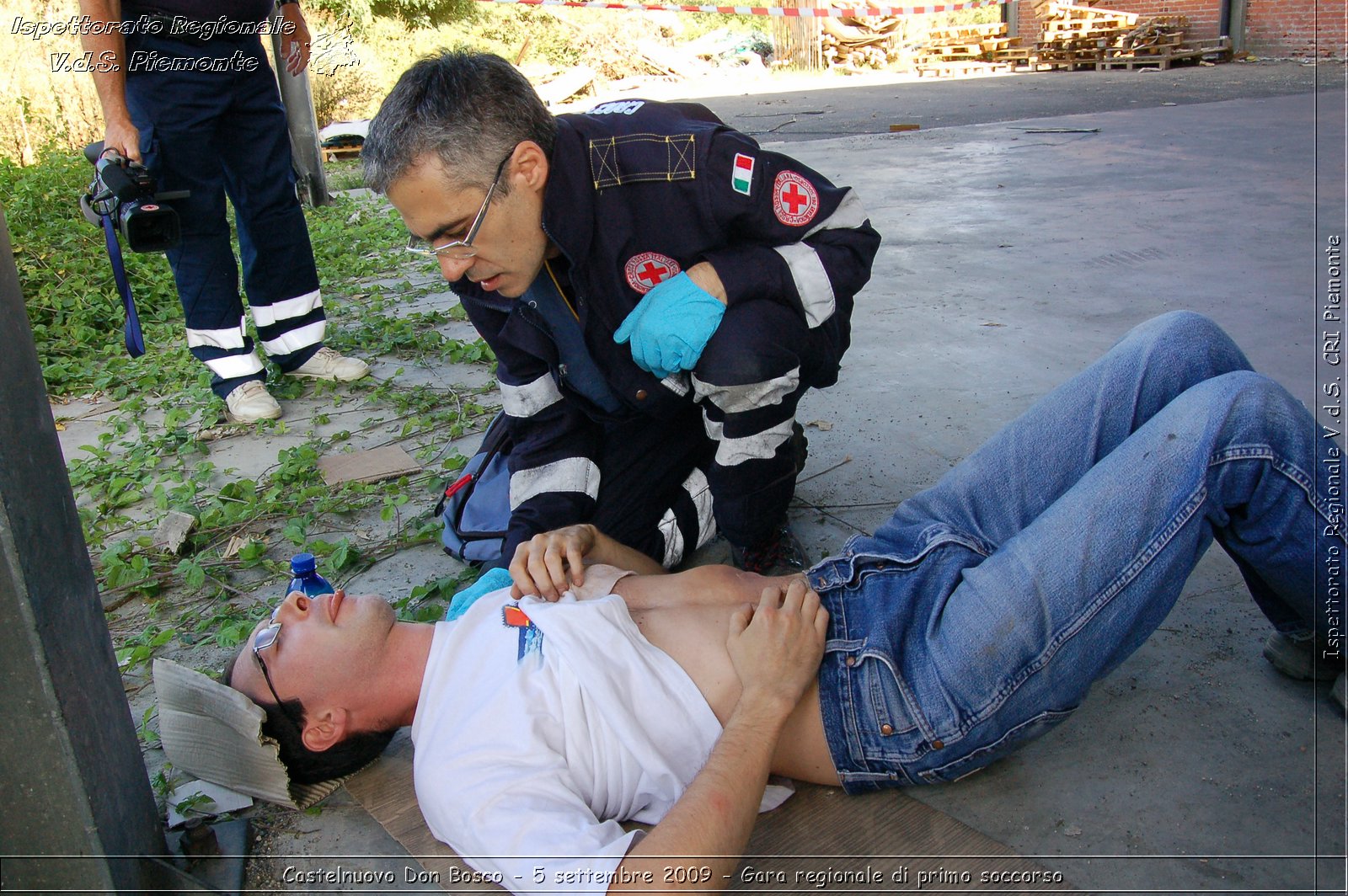 Castelnuovo Don Bosco - 5 settembre 2009 - Gara regionale di primo soccorso -  Croce Rossa Italiana - Ispettorato Regionale Volontari del Soccorso Piemonte