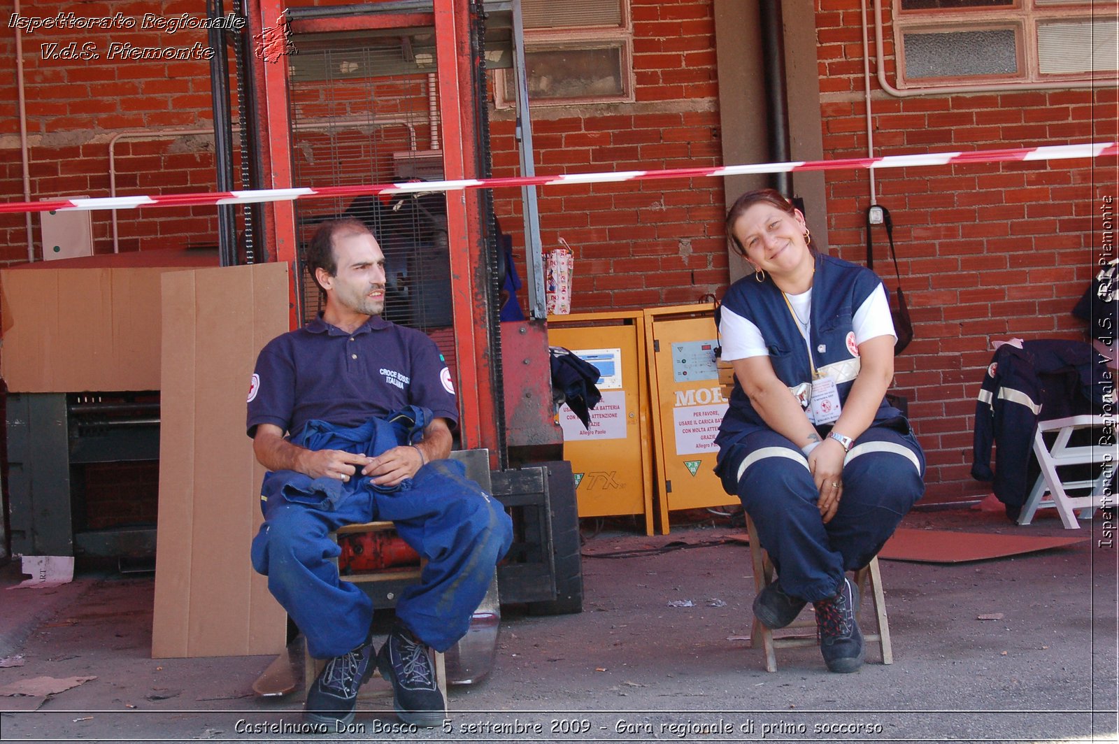 Castelnuovo Don Bosco - 5 settembre 2009 - Gara regionale di primo soccorso -  Croce Rossa Italiana - Ispettorato Regionale Volontari del Soccorso Piemonte