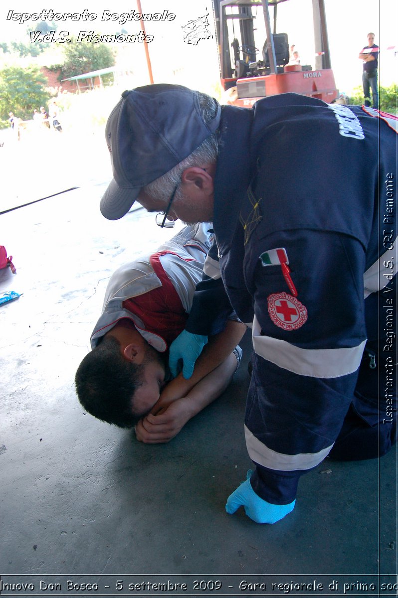 Castelnuovo Don Bosco - 5 settembre 2009 - Gara regionale di primo soccorso -  Croce Rossa Italiana - Ispettorato Regionale Volontari del Soccorso Piemonte