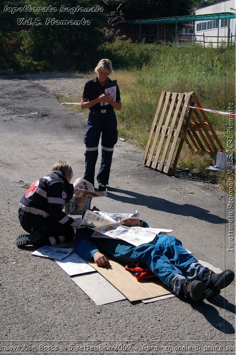 Castelnuovo Don Bosco - 5 settembre 2009 - Gara regionale di primo soccorso -  Croce Rossa Italiana - Ispettorato Regionale Volontari del Soccorso Piemonte