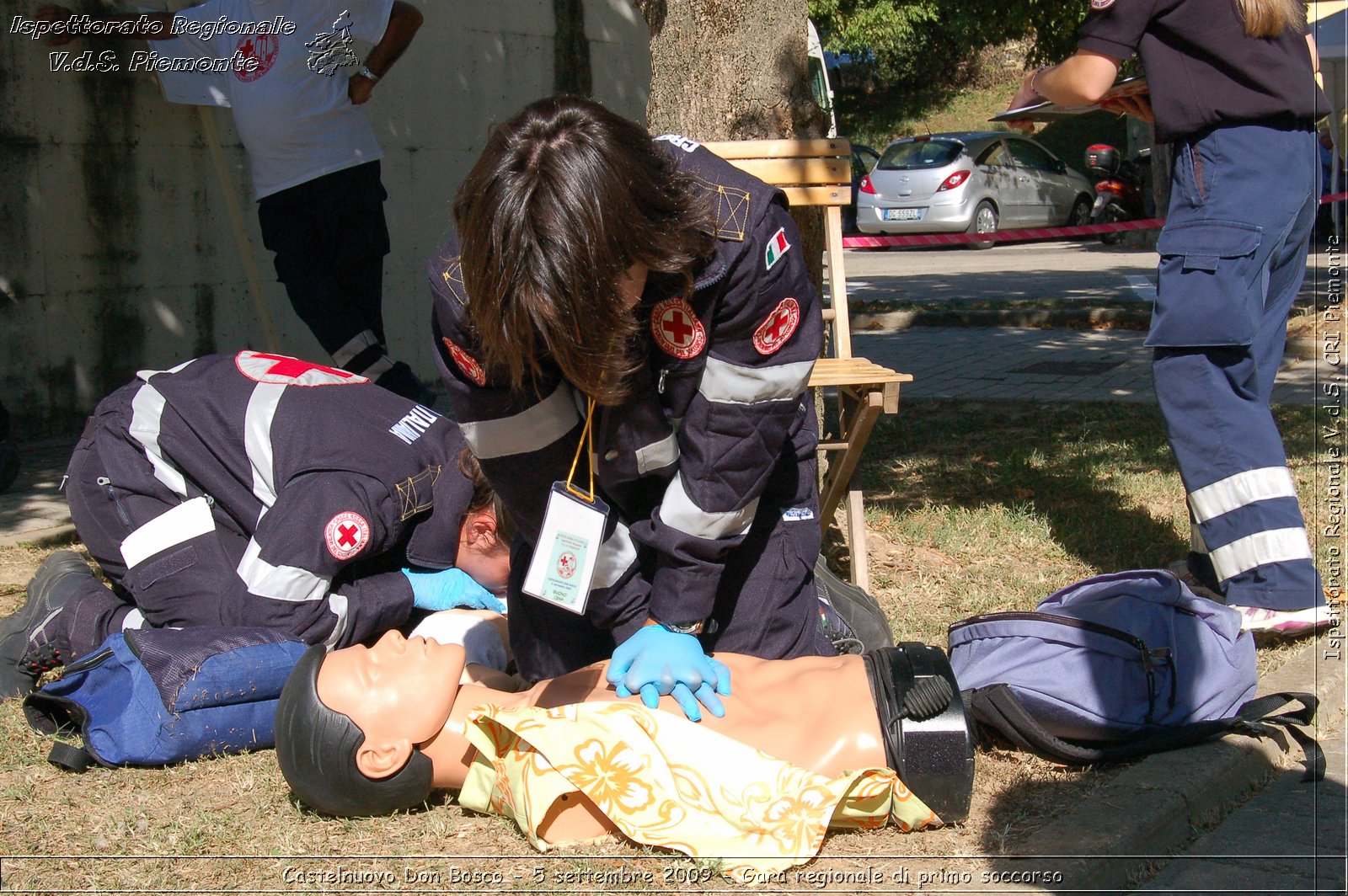 Castelnuovo Don Bosco - 5 settembre 2009 - Gara regionale di primo soccorso -  Croce Rossa Italiana - Ispettorato Regionale Volontari del Soccorso Piemonte