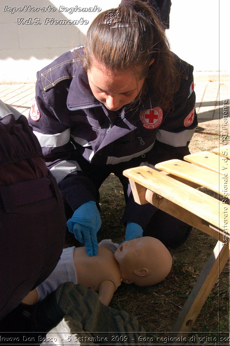 Castelnuovo Don Bosco - 5 settembre 2009 - Gara regionale di primo soccorso -  Croce Rossa Italiana - Ispettorato Regionale Volontari del Soccorso Piemonte