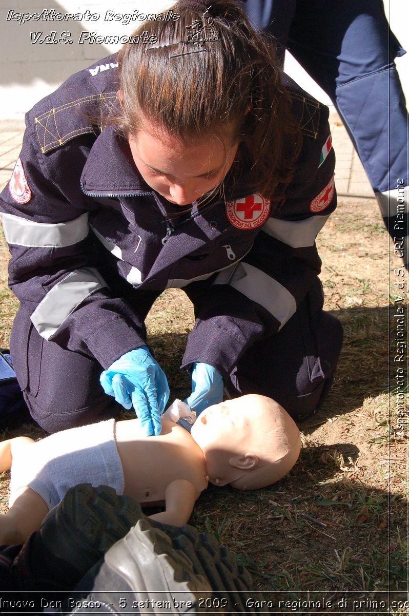 Castelnuovo Don Bosco - 5 settembre 2009 - Gara regionale di primo soccorso -  Croce Rossa Italiana - Ispettorato Regionale Volontari del Soccorso Piemonte