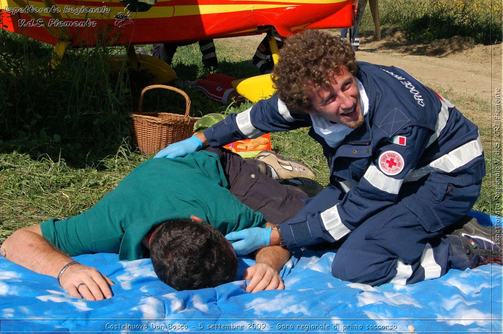 Castelnuovo Don Bosco - 5 settembre 2009 - Gara regionale di primo soccorso -  Croce Rossa Italiana - Ispettorato Regionale Volontari del Soccorso Piemonte