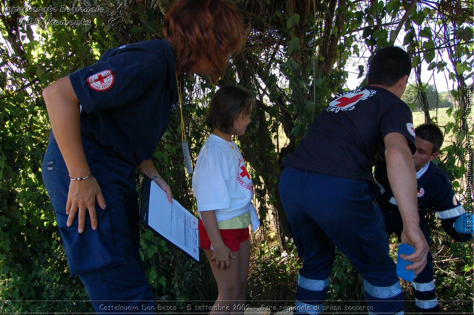 Castelnuovo Don Bosco - 5 settembre 2009 - Gara regionale di primo soccorso -  Croce Rossa Italiana - Ispettorato Regionale Volontari del Soccorso Piemonte