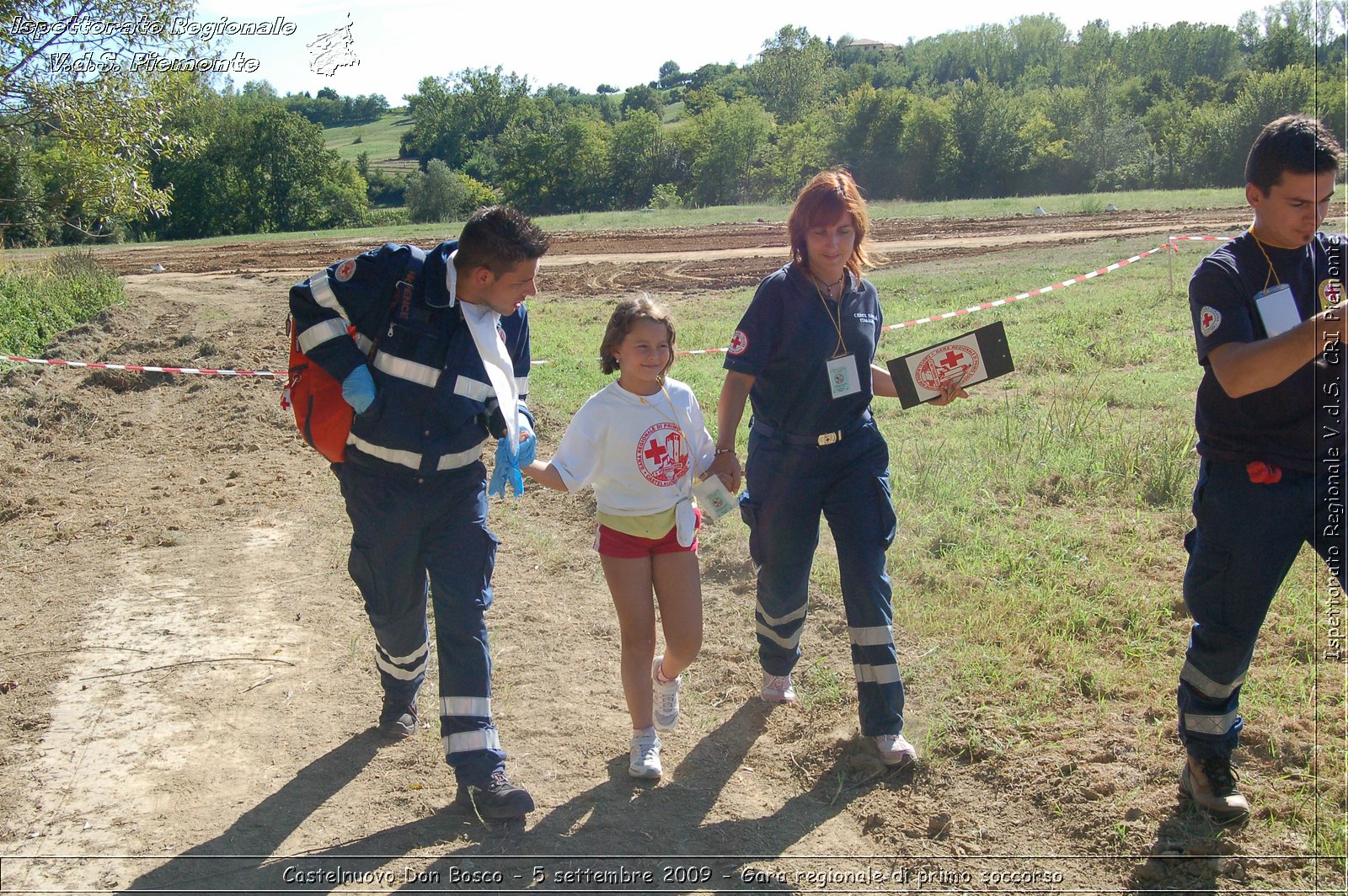 Castelnuovo Don Bosco - 5 settembre 2009 - Gara regionale di primo soccorso -  Croce Rossa Italiana - Ispettorato Regionale Volontari del Soccorso Piemonte