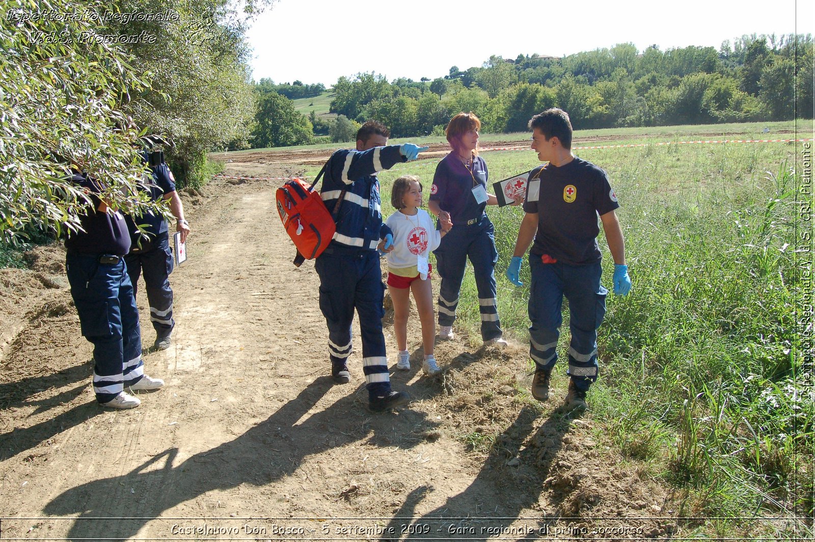 Castelnuovo Don Bosco - 5 settembre 2009 - Gara regionale di primo soccorso -  Croce Rossa Italiana - Ispettorato Regionale Volontari del Soccorso Piemonte