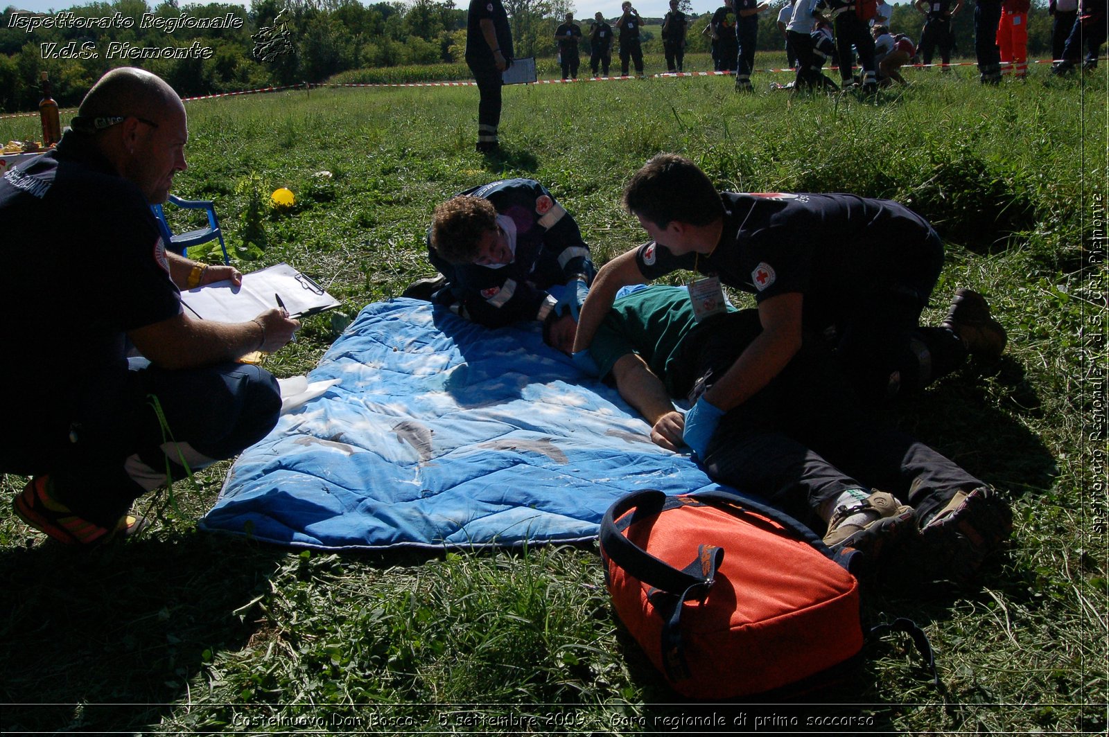 Castelnuovo Don Bosco - 5 settembre 2009 - Gara regionale di primo soccorso -  Croce Rossa Italiana - Ispettorato Regionale Volontari del Soccorso Piemonte