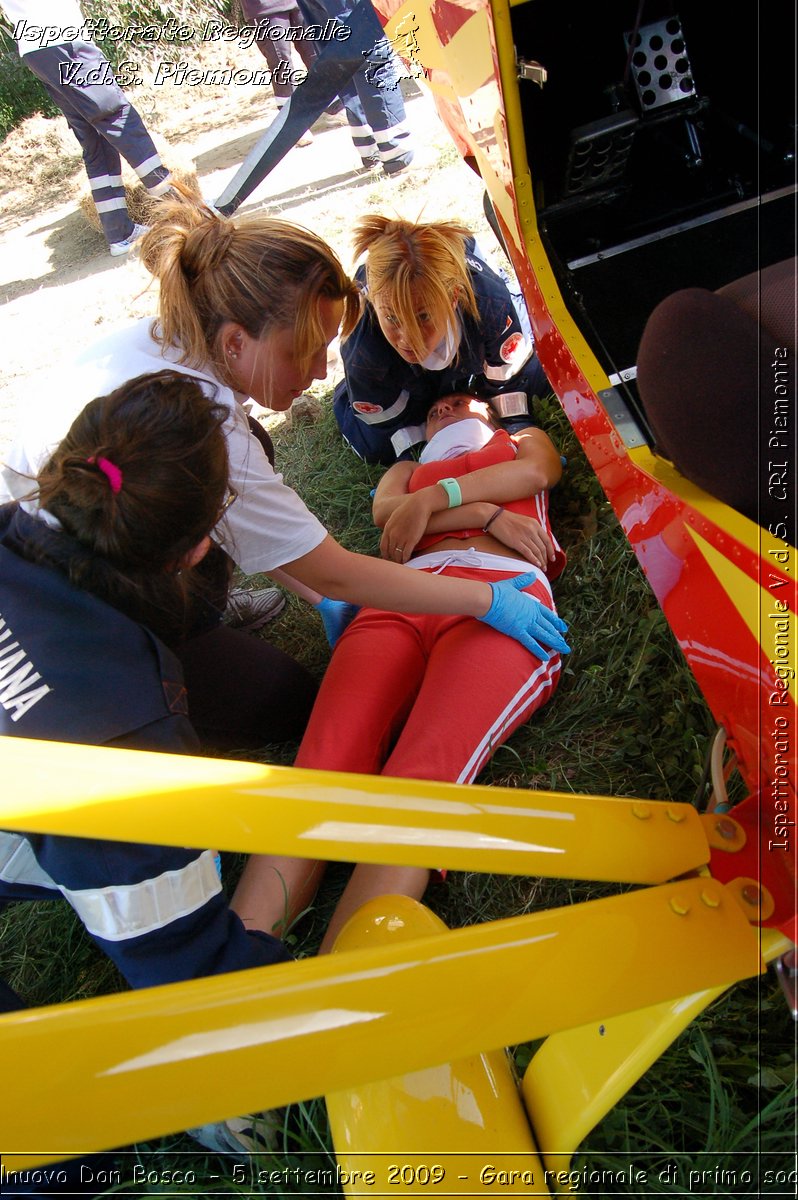 Castelnuovo Don Bosco - 5 settembre 2009 - Gara regionale di primo soccorso -  Croce Rossa Italiana - Ispettorato Regionale Volontari del Soccorso Piemonte