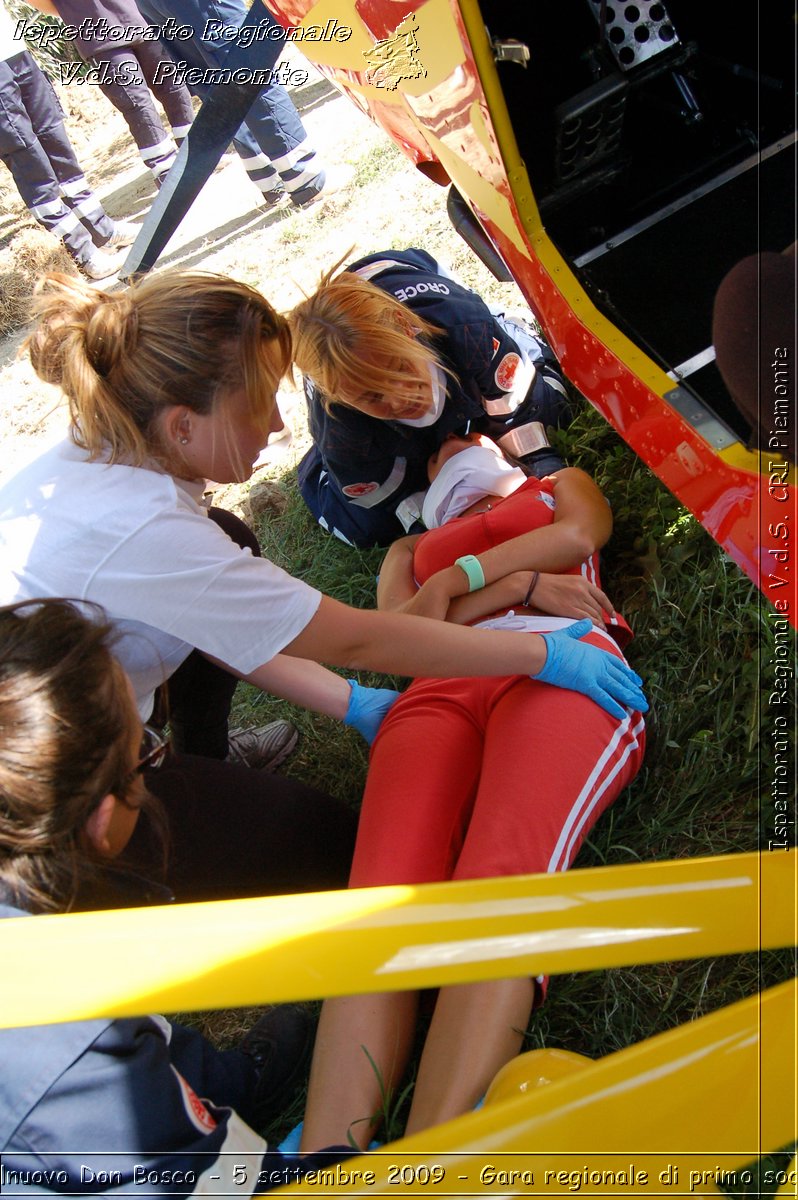 Castelnuovo Don Bosco - 5 settembre 2009 - Gara regionale di primo soccorso -  Croce Rossa Italiana - Ispettorato Regionale Volontari del Soccorso Piemonte