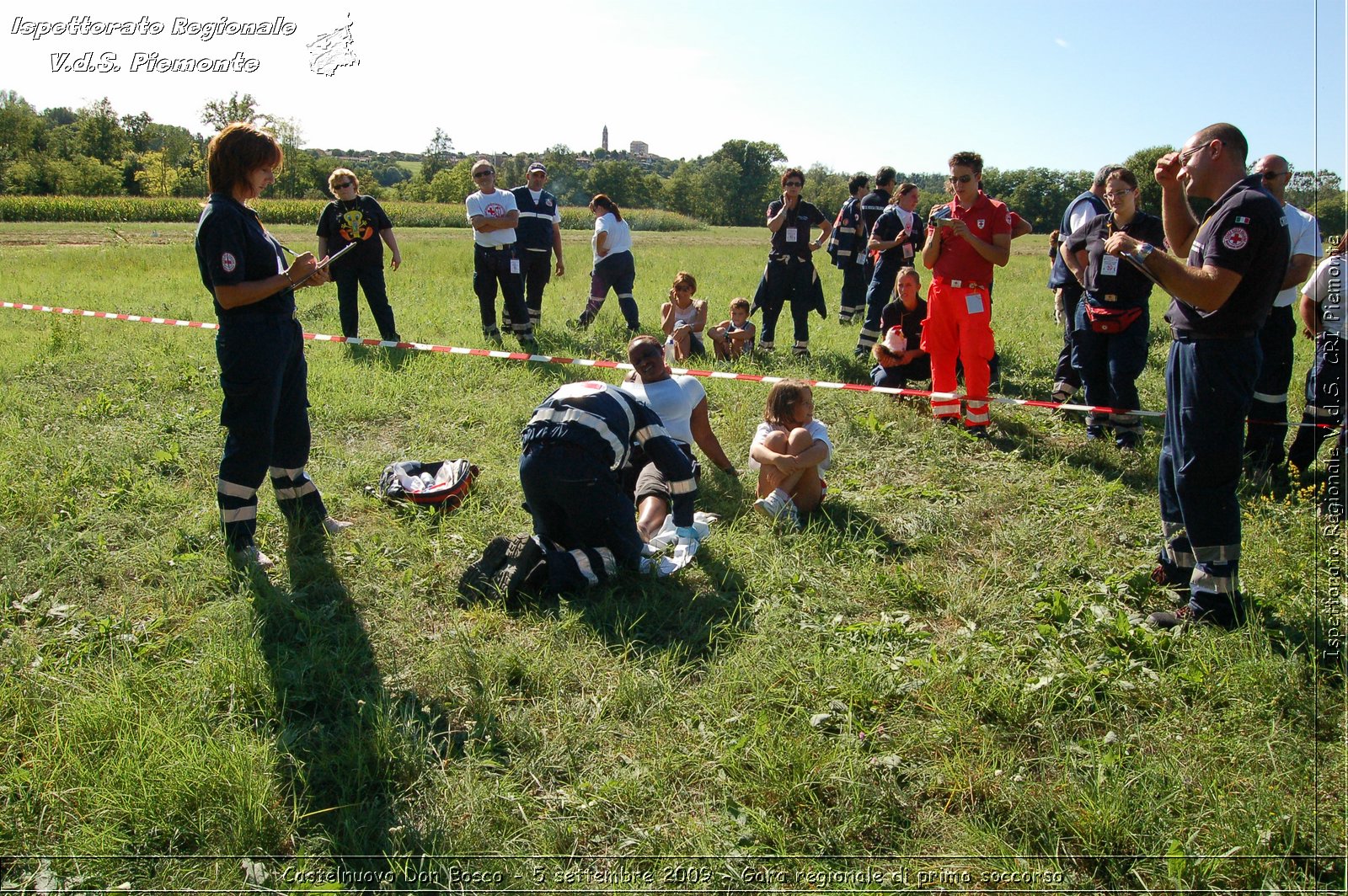 Castelnuovo Don Bosco - 5 settembre 2009 - Gara regionale di primo soccorso -  Croce Rossa Italiana - Ispettorato Regionale Volontari del Soccorso Piemonte