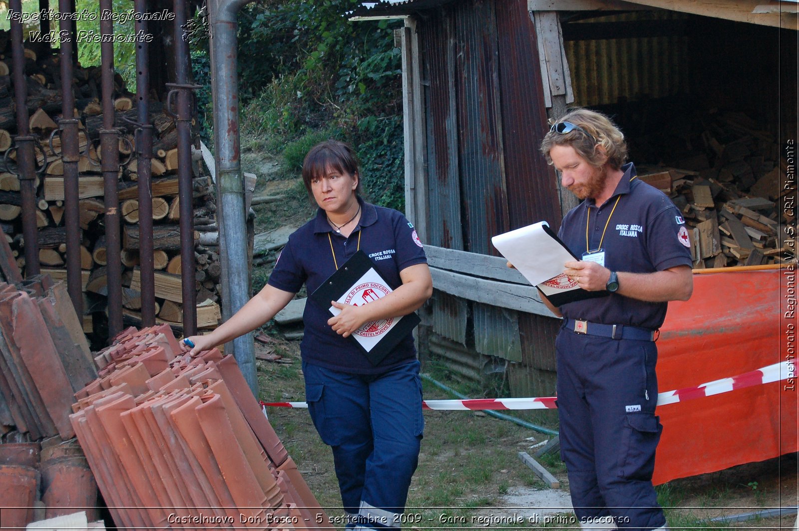 Castelnuovo Don Bosco - 5 settembre 2009 - Gara regionale di primo soccorso -  Croce Rossa Italiana - Ispettorato Regionale Volontari del Soccorso Piemonte