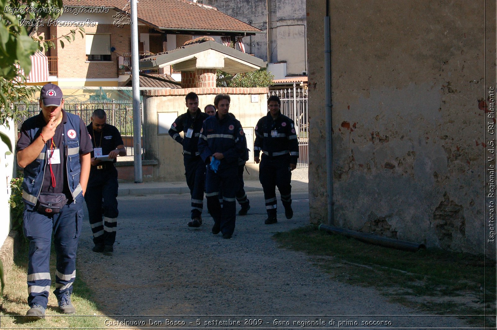 Castelnuovo Don Bosco - 5 settembre 2009 - Gara regionale di primo soccorso -  Croce Rossa Italiana - Ispettorato Regionale Volontari del Soccorso Piemonte