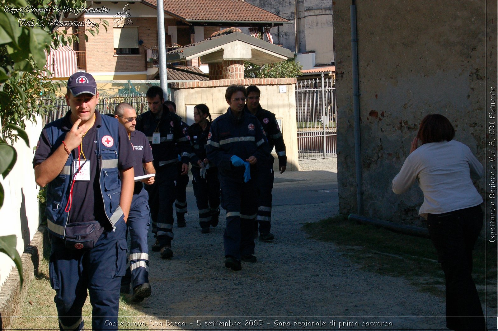 Castelnuovo Don Bosco - 5 settembre 2009 - Gara regionale di primo soccorso -  Croce Rossa Italiana - Ispettorato Regionale Volontari del Soccorso Piemonte