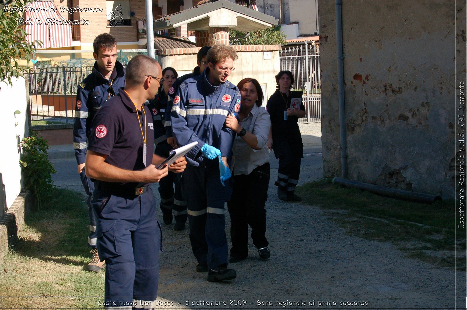 Castelnuovo Don Bosco - 5 settembre 2009 - Gara regionale di primo soccorso -  Croce Rossa Italiana - Ispettorato Regionale Volontari del Soccorso Piemonte