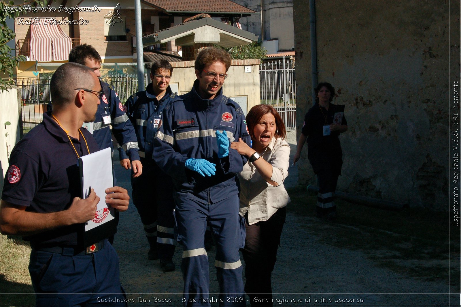 Castelnuovo Don Bosco - 5 settembre 2009 - Gara regionale di primo soccorso -  Croce Rossa Italiana - Ispettorato Regionale Volontari del Soccorso Piemonte