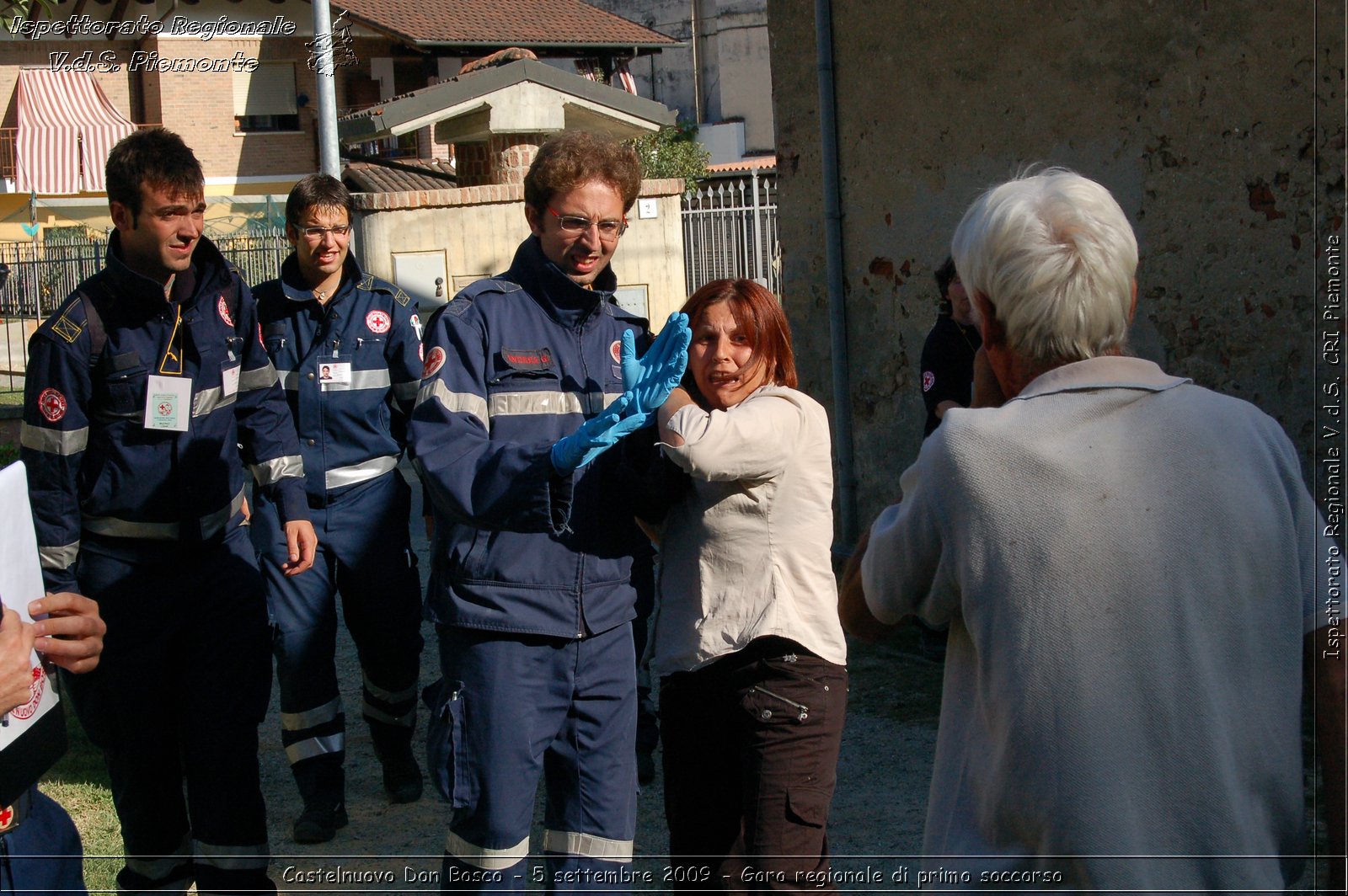 Castelnuovo Don Bosco - 5 settembre 2009 - Gara regionale di primo soccorso -  Croce Rossa Italiana - Ispettorato Regionale Volontari del Soccorso Piemonte