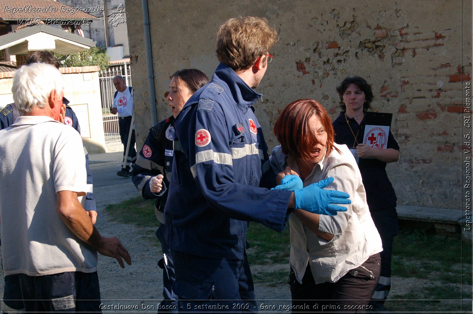 Castelnuovo Don Bosco - 5 settembre 2009 - Gara regionale di primo soccorso -  Croce Rossa Italiana - Ispettorato Regionale Volontari del Soccorso Piemonte