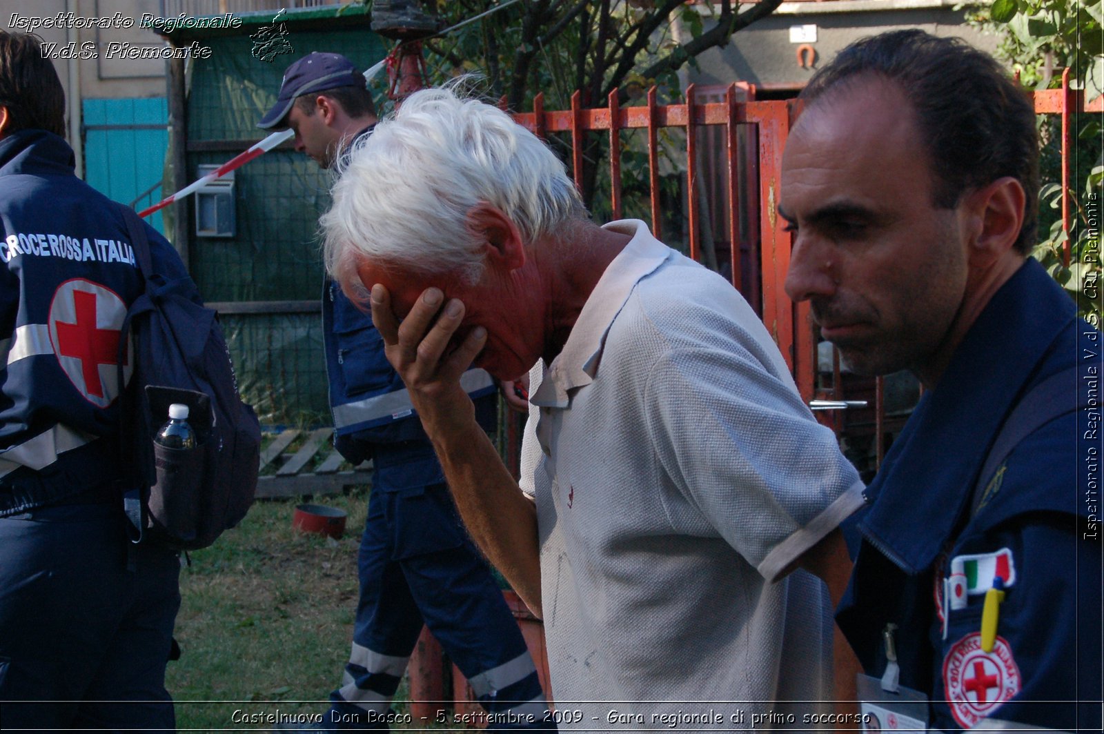 Castelnuovo Don Bosco - 5 settembre 2009 - Gara regionale di primo soccorso -  Croce Rossa Italiana - Ispettorato Regionale Volontari del Soccorso Piemonte