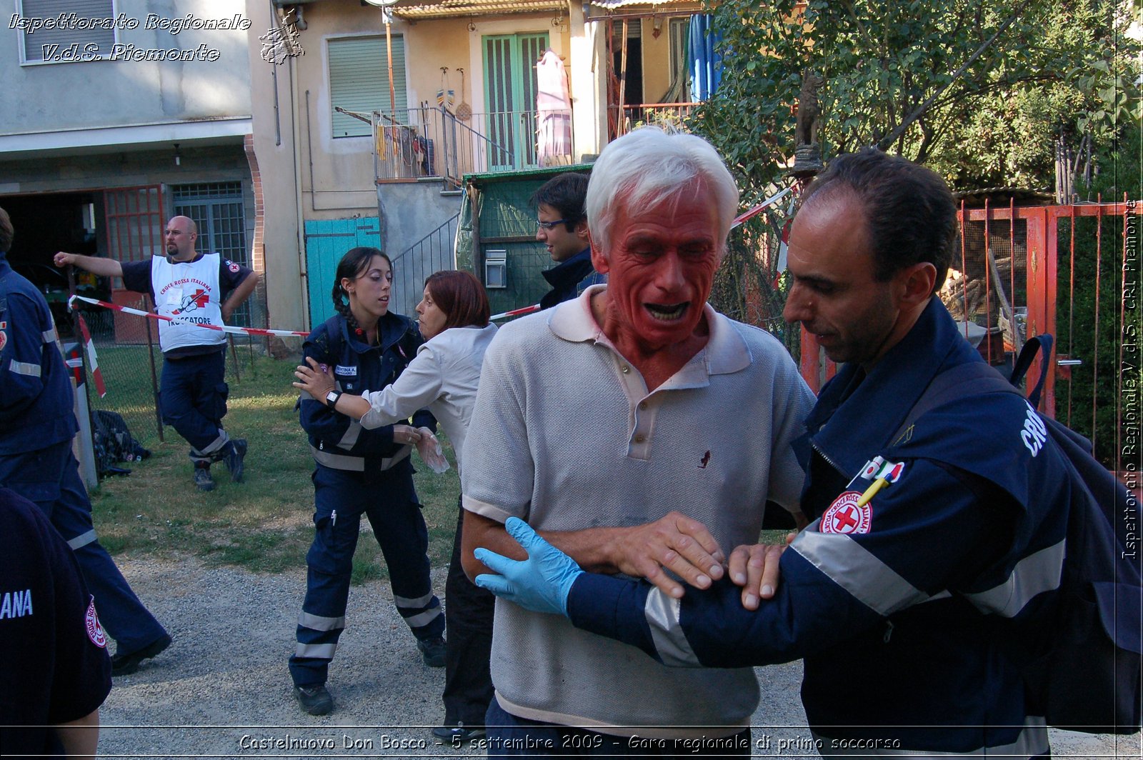 Castelnuovo Don Bosco - 5 settembre 2009 - Gara regionale di primo soccorso -  Croce Rossa Italiana - Ispettorato Regionale Volontari del Soccorso Piemonte