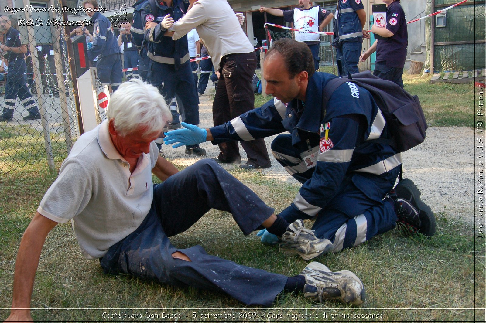 Castelnuovo Don Bosco - 5 settembre 2009 - Gara regionale di primo soccorso -  Croce Rossa Italiana - Ispettorato Regionale Volontari del Soccorso Piemonte