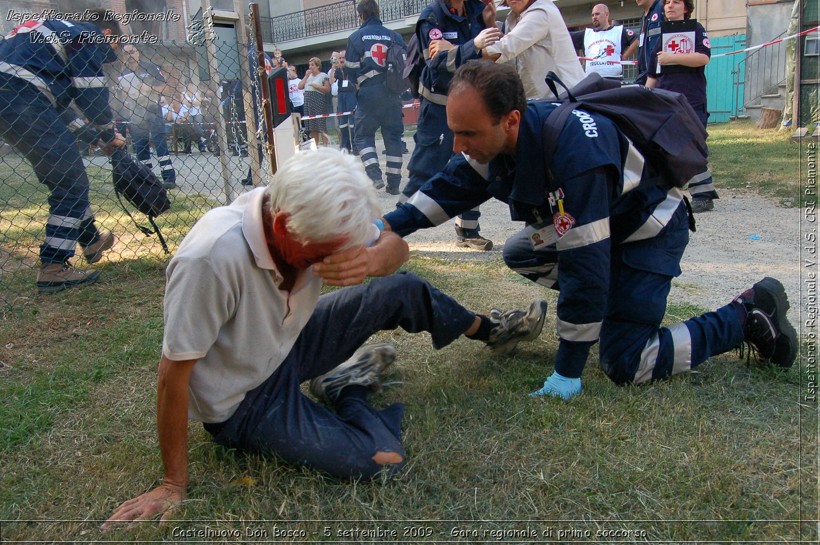 Castelnuovo Don Bosco - 5 settembre 2009 - Gara regionale di primo soccorso -  Croce Rossa Italiana - Ispettorato Regionale Volontari del Soccorso Piemonte