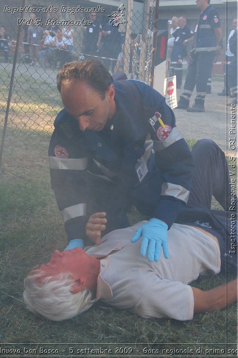 Castelnuovo Don Bosco - 5 settembre 2009 - Gara regionale di primo soccorso -  Croce Rossa Italiana - Ispettorato Regionale Volontari del Soccorso Piemonte