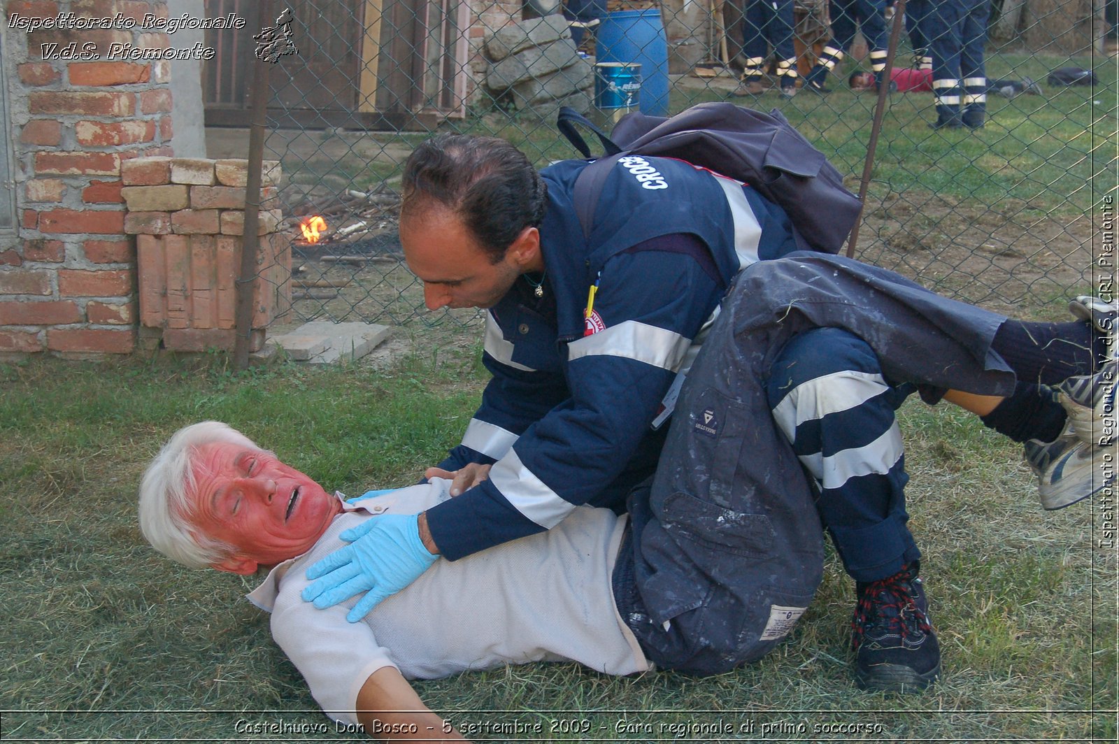 Castelnuovo Don Bosco - 5 settembre 2009 - Gara regionale di primo soccorso -  Croce Rossa Italiana - Ispettorato Regionale Volontari del Soccorso Piemonte